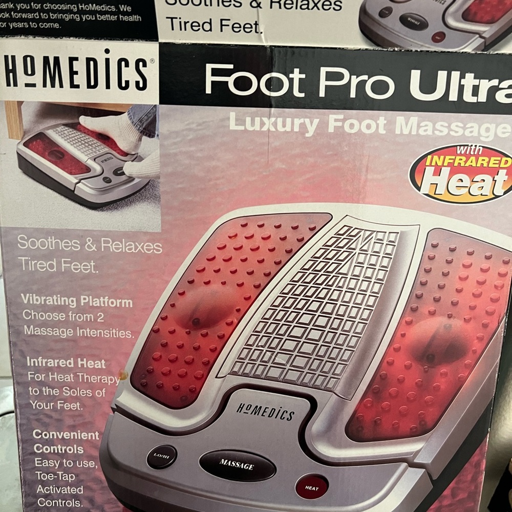HOMEDICS FOOT PRO ULTRA MASSAGER‎ WITH INFRARED